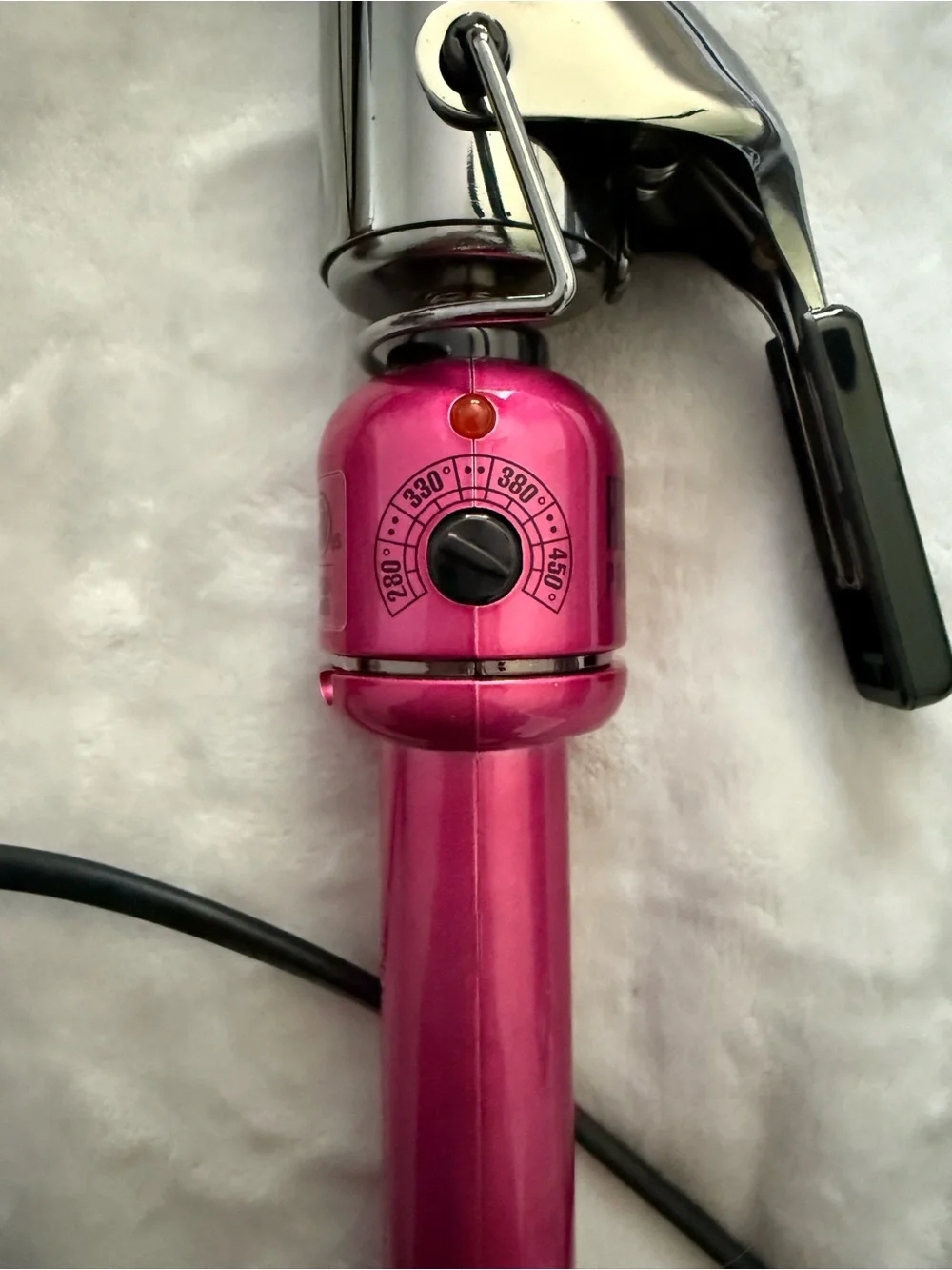 Hot Pink Curling Iron - Women Hair Tool